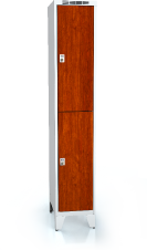 Divided cloakroom locker ALDERA with feet 1920 x 350 x 500